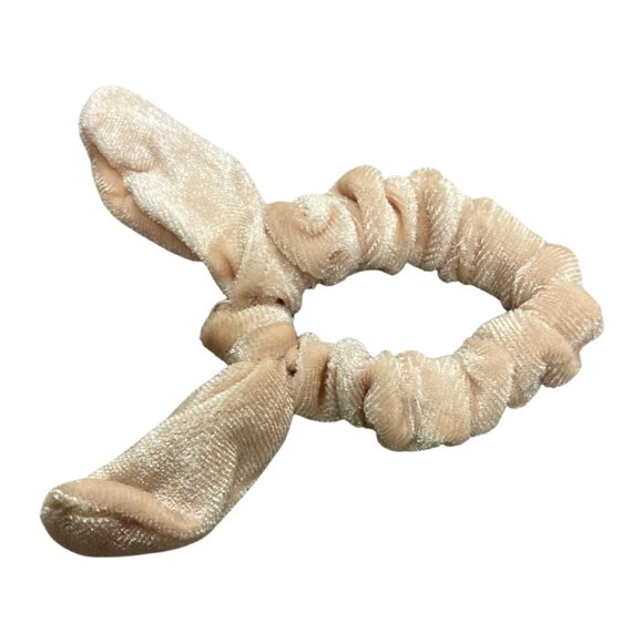 Corduroy Hair Ties-Purple, Beige, Navy - Picture 3 of 4